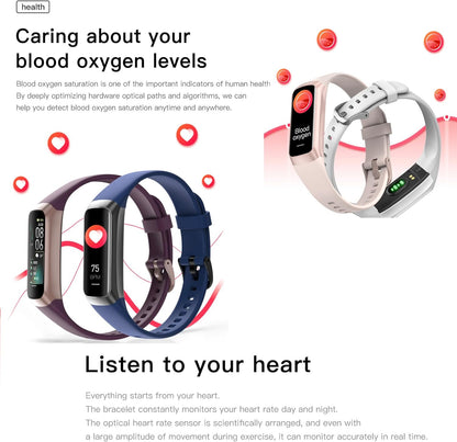 Health and Fitness Tracker for Men and Women - AMOLED Display, Slim Design, 25 Sports Modes, Heart Rate and Blood Pressure Monitoring, Alarm, Stopwatch, Timer, Calorie Tracking, IP68 Waterproof