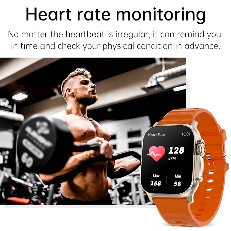 X10 Ultra Smart Watch: Advanced Bluetooth Connectivity, Heart Rate Monitoring, and Comprehensive Fitness Tracking